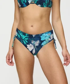 Triumph Bikinier<M025 TURQUOISE - DARK COMBINAT - Summer Fleur Midi Bikini Trusse