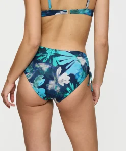 Triumph Bikinier<M025 TURQUOISE - DARK COMBINAT - Summer Fleur Midi Bikini Trusse