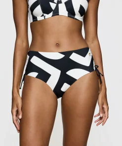 Triumph Bikinier<M016 WHITE - DARK COMBINATION - Summer Allure Maxi / Boxer Bikini Trusse