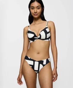 Triumph Bikinier<M016 WHITE - DARK COMBINATION - Summer Allure Brazil Bikini Trusse