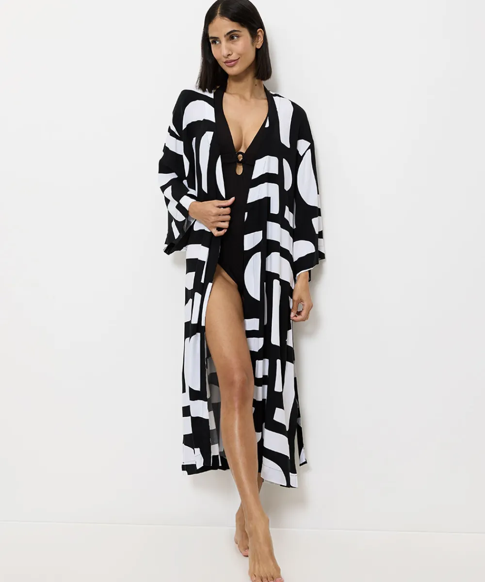 Triumph Strandtøj<M016 WHITE - DARK COMBINATION - Beach Mywear Dress