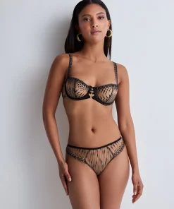 Aubade Sexet Lingeri|Trusser<MIBL MILLENIUM BLACK - Voodoo Kiss Tanga