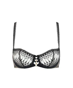 Aubade Sexet Lingeri|Bh'er<MIBL MILLENIUM BLACK - Voodoo Kiss Half Cup Bra