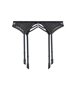 Aubade Tilbehør|Sexet Lingeri<MIBL MILLENIUM BLACK - Voodoo Kiss Porte Jarretelles