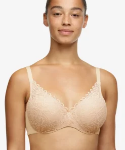 Chantelle Bh'er<01N GOLDEN BEIGE - Floral Touch Covering Memory Bra
