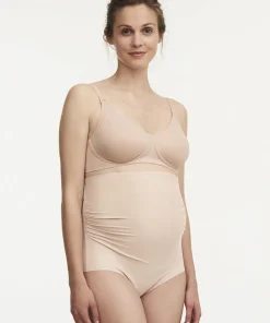 Chantelle Mama|Trusser<01N GOLDEN BEIGE - Pure Maternity Very High Waisted Full Brief