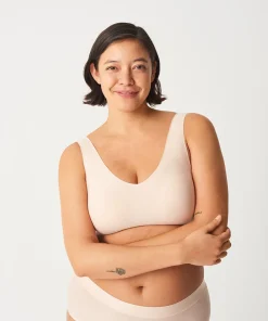 Chantelle Undertøj|Bh'er<01N GOLDEN BEIGE - Softstretch Brassiere_padded V Neck