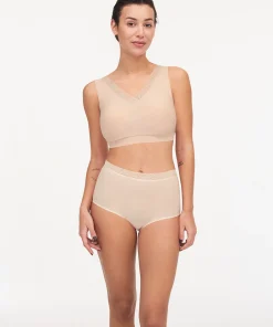 Chantelle Undertøj|Trusser<01N GOLDEN BEIGE - Softstretch High Waist Brief_lace