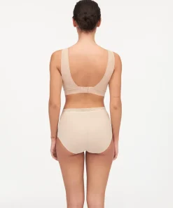 Chantelle Undertøj|Trusser<01N GOLDEN BEIGE - Softstretch High Waist Brief_lace