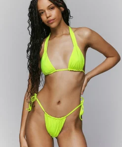Sarda Bikinier<NEG NEON GOLD - Denes Mini Triangle Bikini Top