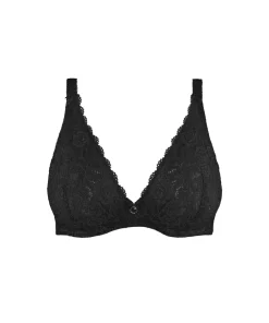 Aubade Bh'er<NOIR BLACK - Rosessence Confort Triangle Plunge