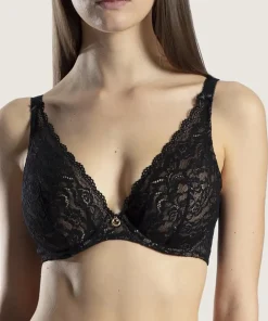 Aubade Bh'er<NOIR BLACK - Rosessence Confort Triangle Plunge