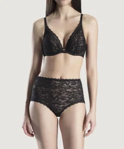 Aubade Bh'er<NOIR BLACK - Rosessence Confort Triangle Plunge