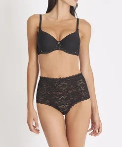 Aubade Trusser<NOIR BLACK - Rosessence Highwaisted Brief