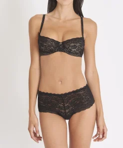 Aubade Trusser<NOIR BLACK - Rosessence St Tropez Slip