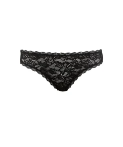 Aubade Trusser<NOIR BLACK - Rosessence Tanga