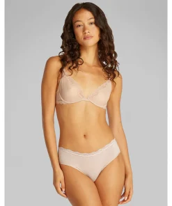 Calvin Klein Trusser<7NS CEDAR - Mf Stretch W Lace Hipster