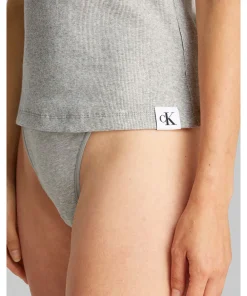 Calvin Klein Top/ Loungeshirt/ Pyjamas<P7A GREY HEATHER - 100% Cotton Tank Top