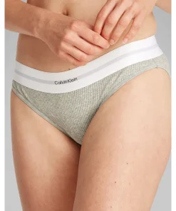 Calvin Klein Trusser<P7A GREY HEATHER - Modal Rib Coordinate Brief