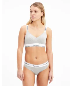 Calvin Klein Bh'er<P7A GREY HEATHER - Modern Cotton Bralette
