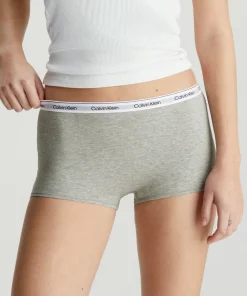 Calvin Klein Trusser<P7A GREY HEATHER - Modern Logo Boy Shorts