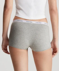 Calvin Klein Trusser<P7A GREY HEATHER - Modern Logo Boy Shorts