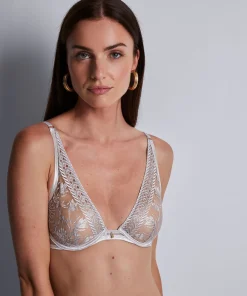 Aubade Bh'er<PLAM PLATINUM - Magnetic Spell Triangle Plunge bra