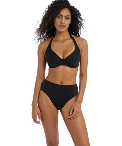 Freya Bikinier<PLK PLAIN BLACK - Jewel Cove High Waist Brief