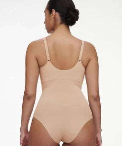 Chantelle Bodystocking<00Q CLAY NUDE - Smooth Comfort Body Sculptant