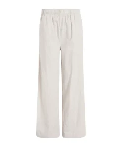 Calvin Klein Shorts/ Loungepants<Q8U STEADY STRIPE_GRAY MORN - Cotton Poplin Sleep Pants