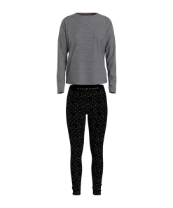 Tommy Hilfiger Top/ Loungeshirt/ Pyjamas<0S9 DARK GREY HTR/FOIL PRINT - Th Original Pyjamas