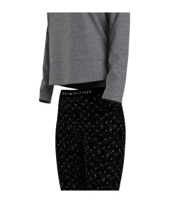 Tommy Hilfiger Top/ Loungeshirt/ Pyjamas<0S9 DARK GREY HTR/FOIL PRINT - Th Original Pyjamas