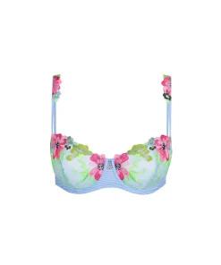 Marie Jo Bh'er<SIB SANTORINI BLUE - Odilly Balcony Bra Vertical Seam