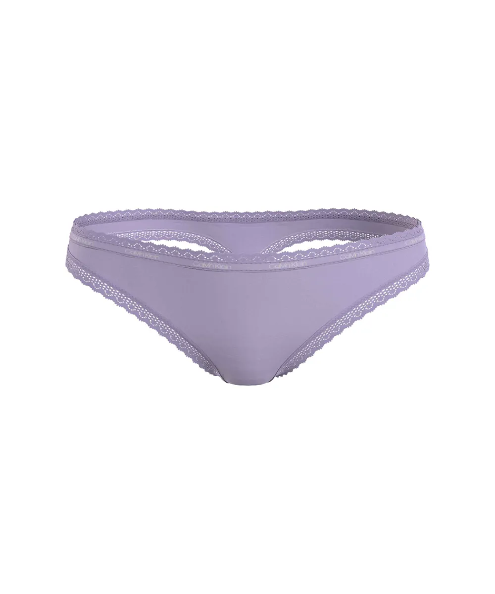 Calvin Klein Trusser<SPI PASTEL LILAC - Lace Edge Thongs