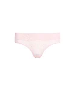 Calvin Klein Trusser<SQL BUFF PINK - Logo Lace Trim Brazilian