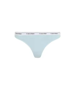 Calvin Klein Trusser<SRB STERLING BLUE - Icon Logo Thong