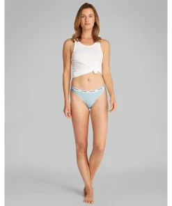Calvin Klein Trusser<SRB STERLING BLUE - Icon Logo Thong