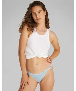 Calvin Klein Trusser<SRB STERLING BLUE - Modern Logo Thong