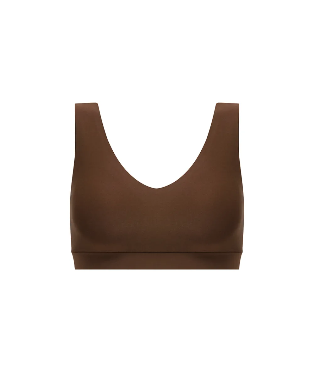 Chantelle Undertøj|Bh'er<0ST WALNUT - Softstretch Brassiere_padded V Neck