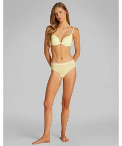 Calvin Klein Trusser<SYC PALE LIME YELLOW - Mf Stretch W Lace Hipster