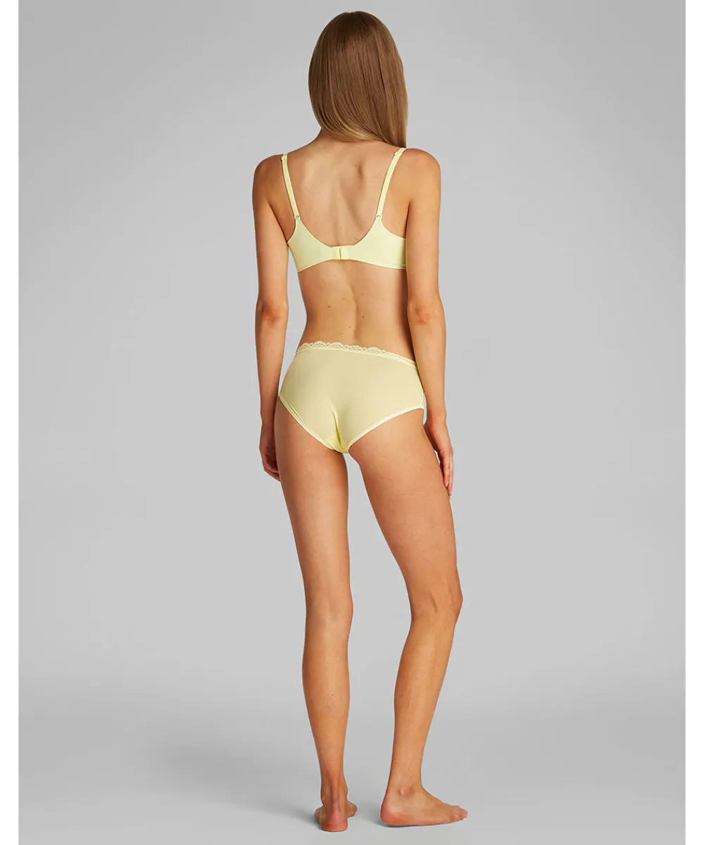 Calvin Klein Trusser<SYC PALE LIME YELLOW - Mf Stretch W Lace Hipster