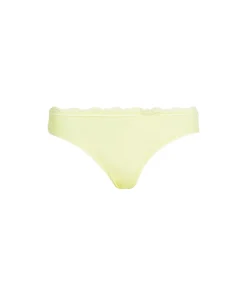 Calvin Klein Trusser<SYC PALE LIME YELLOW - Mf Stretch W Lace Thong