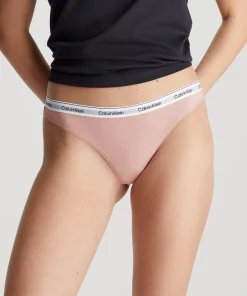 Calvin Klein Trusser<TQO SUBDUED - Icon Logo Thong