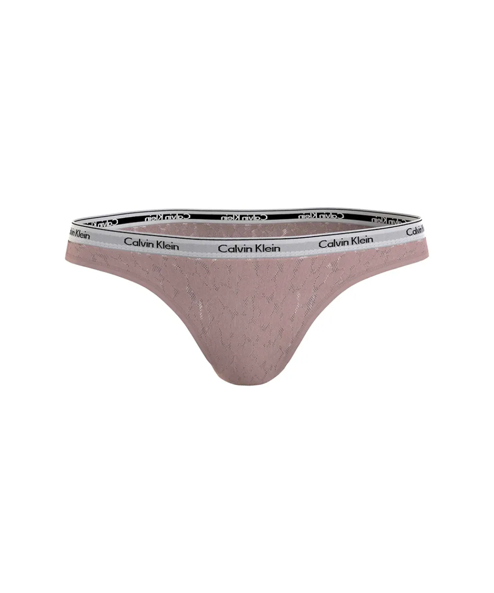 Calvin Klein Trusser<TQO SUBDUED - Modern Logo W/ Lace Brazilian