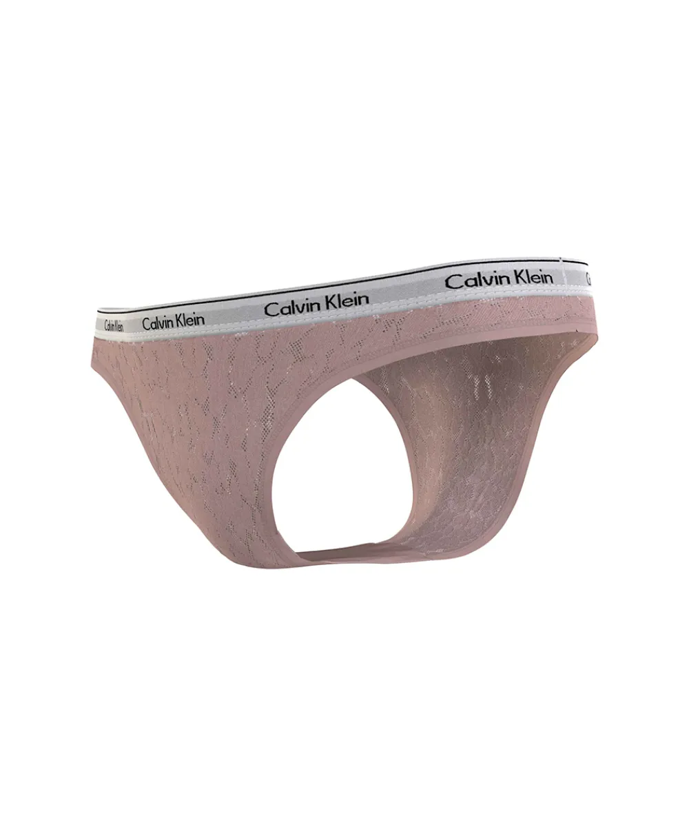 Calvin Klein Trusser<TQO SUBDUED - Modern Logo W/ Lace Brazilian