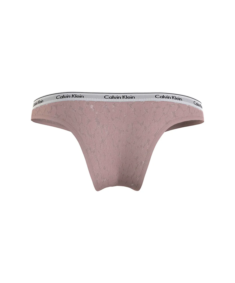 Calvin Klein Trusser<TQO SUBDUED - Modern Logo W/ Lace Brazilian