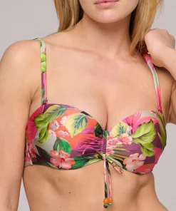 Marie Jo Bikinier<TSU TROPICAL SUNSET - Norma Jeanne Padded Strapless Bikini Top