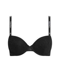 Calvin Klein Bh'er<UB1 BLACK - 1996 Animal Lace Balcony Bras