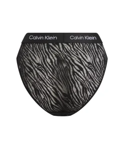 Calvin Klein Trusser<UB1 BLACK - 1996 Animal Lace Bikini Panties
