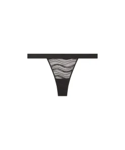 Calvin Klein Trusser<UB1 BLACK - Allover Lace Coordinate Thong